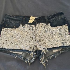 Pink Victoria’s Secret shorts